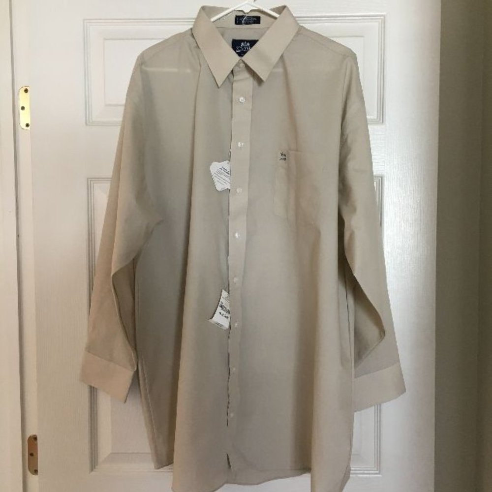 *HP* Stafford Super Shirt Wrinkle Free Dress Shirt